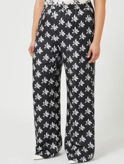 Marina Rinaldi Pantaloni & Jeans | Pantaloni & Jeans*Pantaloni in twill di seta NERO