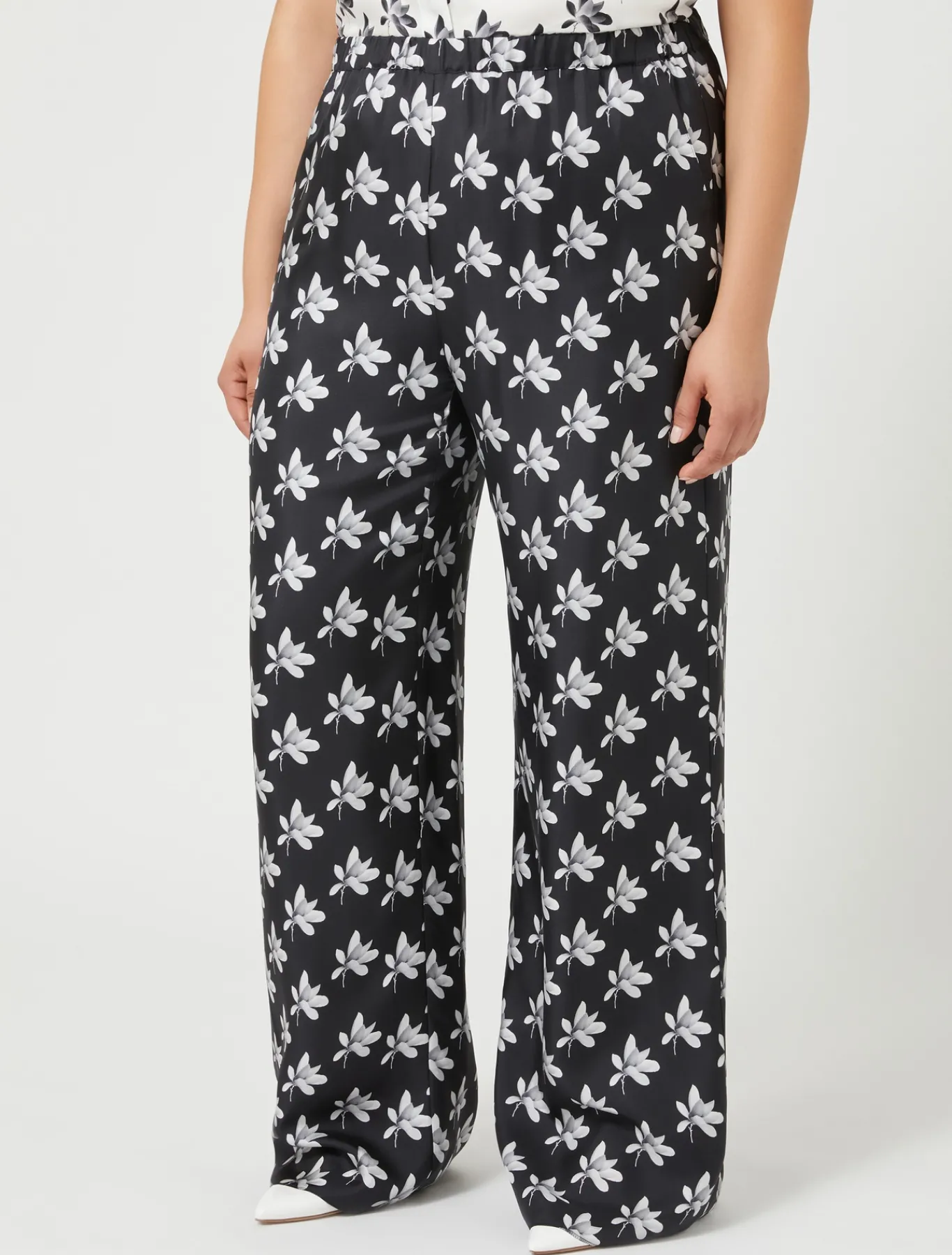 Marina Rinaldi Pantaloni & Jeans | Pantaloni & Jeans*Pantaloni in twill di seta NERO