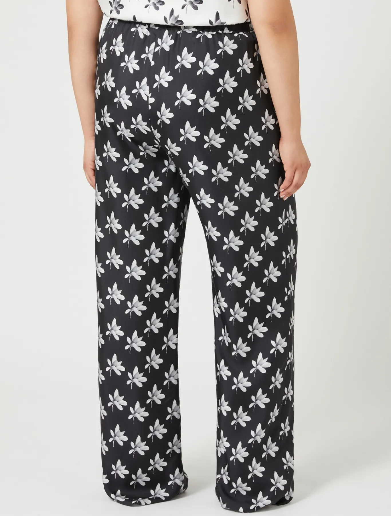 Marina Rinaldi Pantaloni & Jeans | Pantaloni & Jeans*Pantaloni in twill di seta NERO