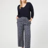 Marina Rinaldi Pantaloni & Jeans | Pantaloni & Jeans*Pantaloni in twill stampato BLUMARINO