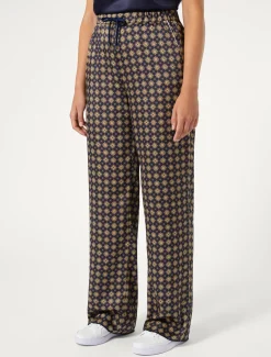 Marina Rinaldi Pantaloni & Jeans | Pantaloni & Jeans*Pantaloni in twill stampato BLUNOTTE
