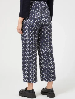 Marina Rinaldi Pantaloni & Jeans | Pantaloni & Jeans*Pantaloni in twill stampato BLUMARINO