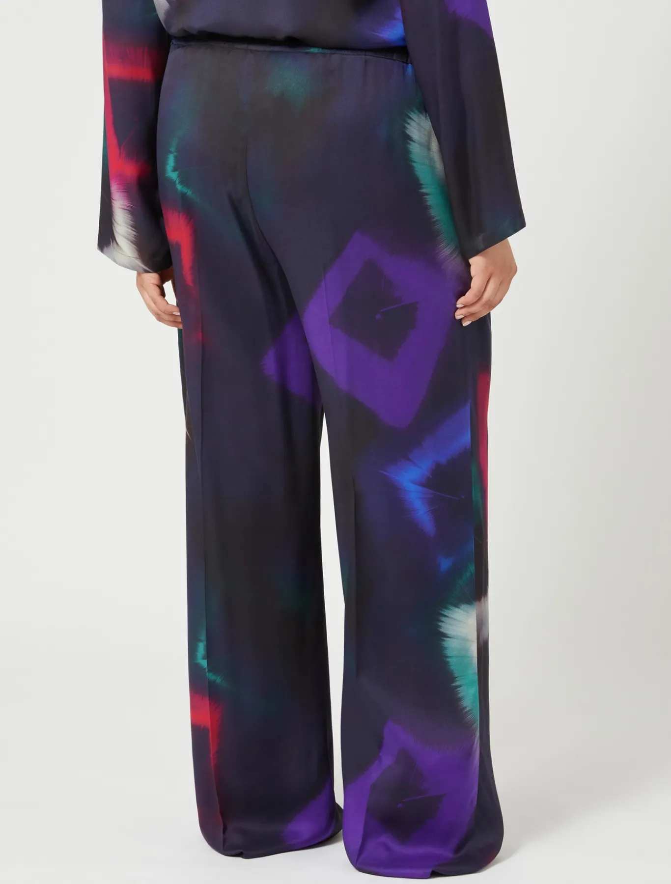 Marina Rinaldi Pantaloni & Jeans | Pantaloni & Jeans*Pantaloni in twill stampato NERO