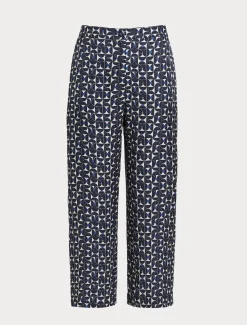 Marina Rinaldi Pantaloni & Jeans | Pantaloni & Jeans*Pantaloni in twill stampato BLUMARINO