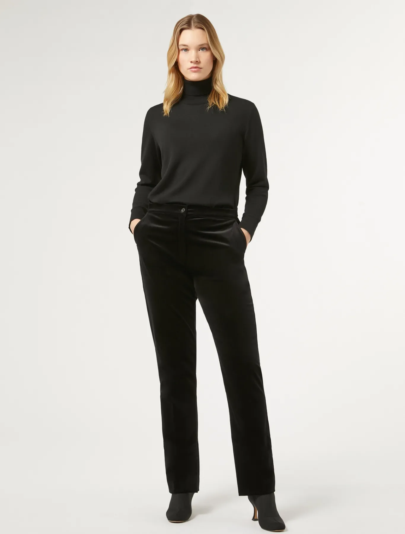 Marina Rinaldi Pantaloni & Jeans | Pantaloni & Jeans*Pantaloni in velluto NERO