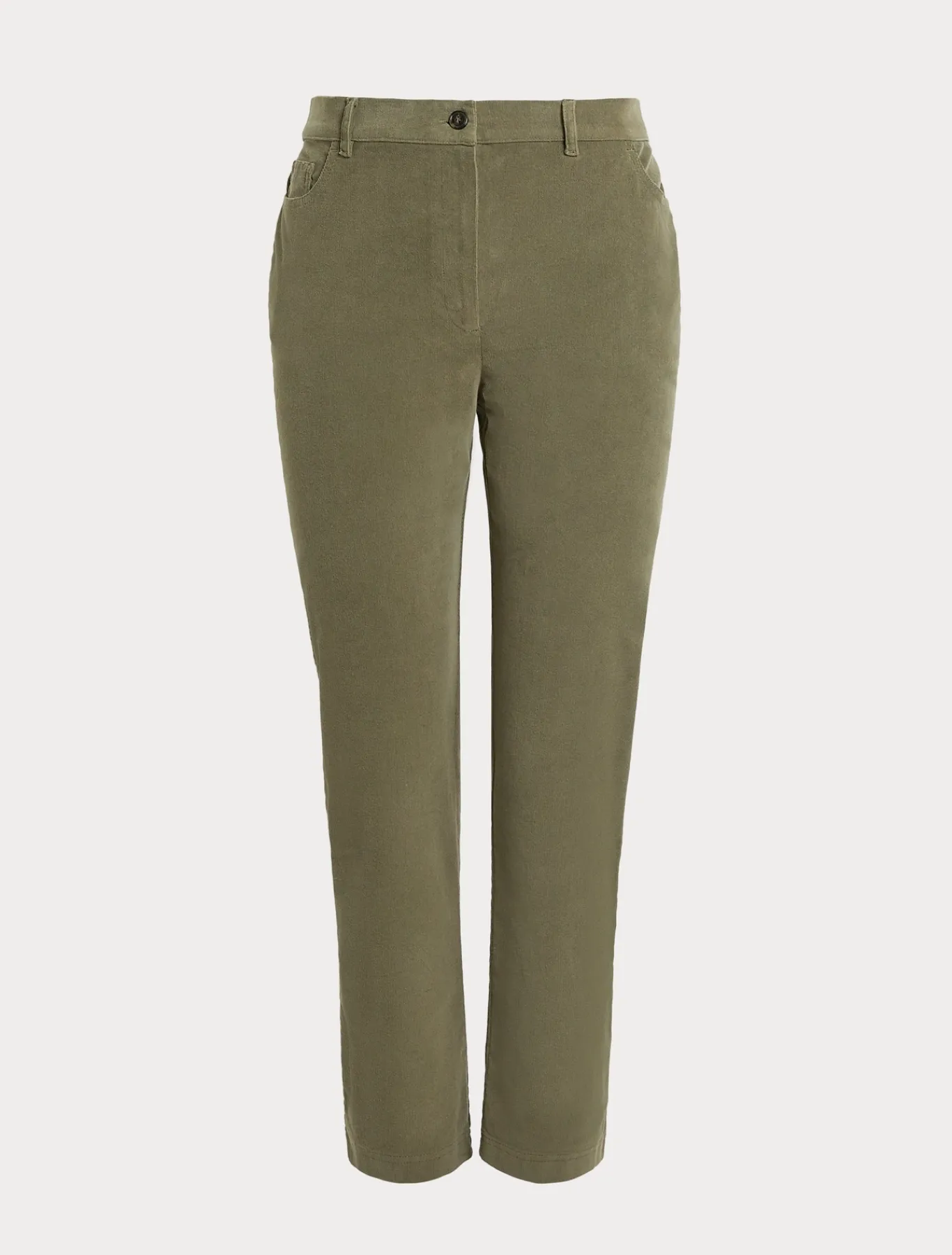 Marina Rinaldi Pantaloni & Jeans | Pantaloni & Jeans*Pantaloni in velluto di cotone VERDEKAKI