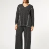Marina Rinaldi Pantaloni & Jeans | Pantaloni & Jeans*Pantaloni in viscosa jacquard NEROBIANCO