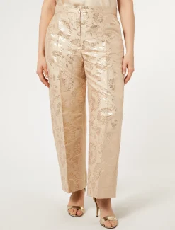 Marina Rinaldi Pantaloni E Gonne | Pantaloni & Jeans*Pantaloni jacquard MIELE