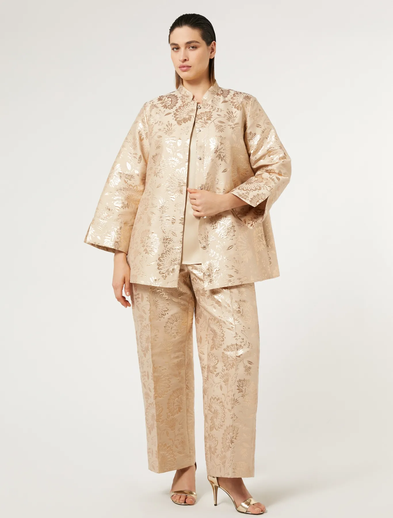 Marina Rinaldi Pantaloni E Gonne | Pantaloni & Jeans*Pantaloni jacquard MIELE