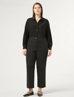 Marina Rinaldi Pantaloni & Jeans | Pantaloni & Jeans*Pantaloni jacquard lurex NERO
