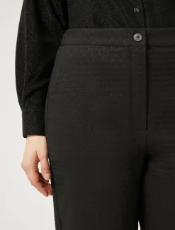 Marina Rinaldi Pantaloni & Jeans | Pantaloni & Jeans*Pantaloni jacquard lurex NERO