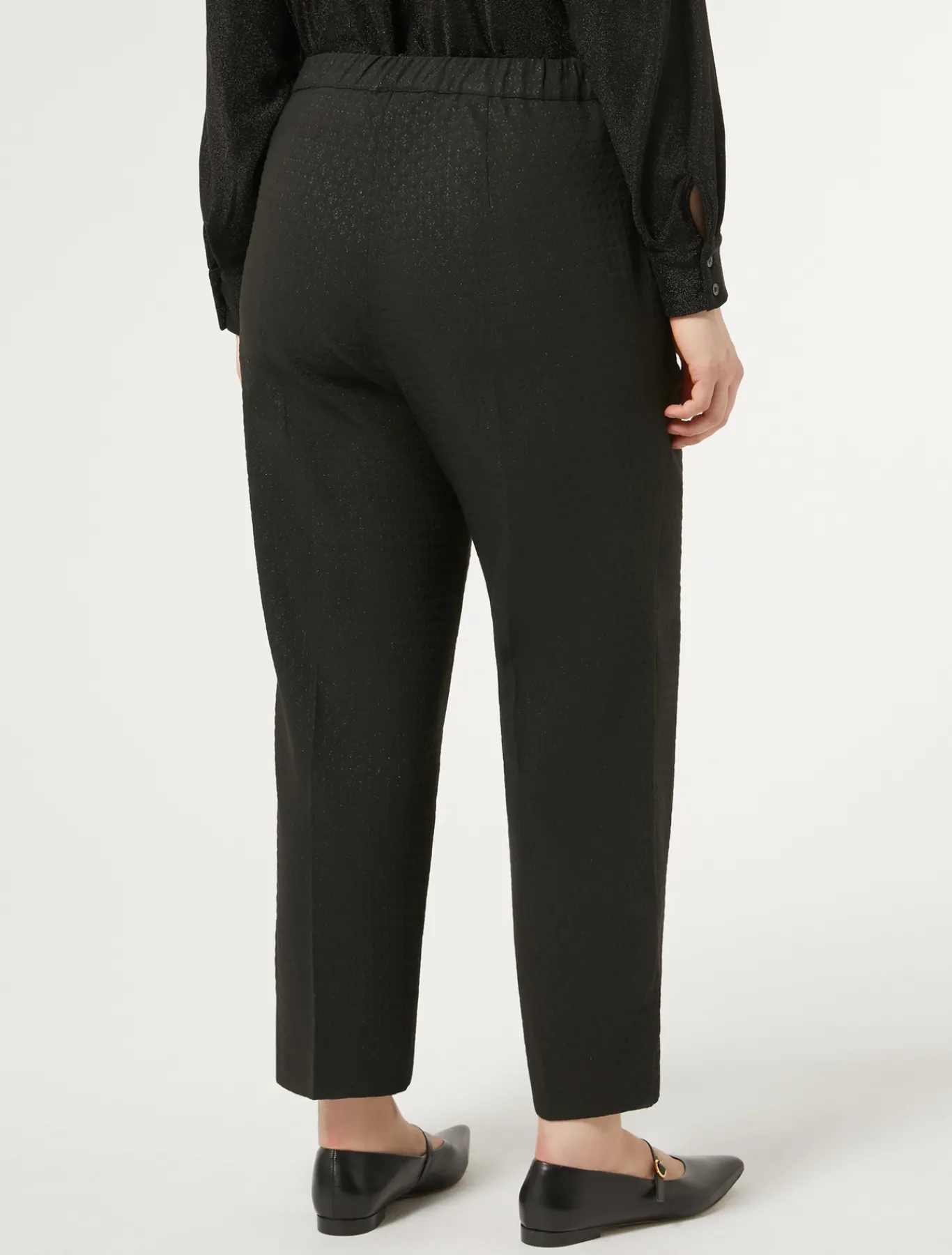 Marina Rinaldi Pantaloni & Jeans | Pantaloni & Jeans*Pantaloni jacquard lurex NERO
