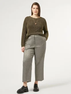 Marina Rinaldi Pantaloni & Jeans | Pantaloni & Jeans*Pantaloni jacquard lurex SABBIA