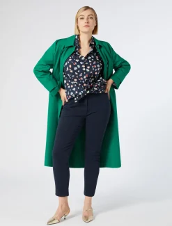 Marina Rinaldi Pantaloni & Jeans | Pantaloni & Jeans*Pantaloni Perfect fit in bull di cotone BLUNOTTE