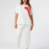 Marina Rinaldi Pantaloni & Jeans | Pantaloni & Jeans*Pantaloni Perfect fit in bull di cotone BIANCO