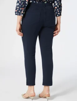Marina Rinaldi Pantaloni & Jeans | Pantaloni & Jeans*Pantaloni Perfect fit in bull di cotone BLUNOTTE