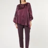 Marina Rinaldi Pantaloni E Gonne | Pantaloni & Jeans*Pantaloni slim in cady triacetato BORDEAUX