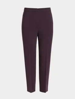 Marina Rinaldi Pantaloni E Gonne | Pantaloni & Jeans*Pantaloni slim in cady triacetato BORDEAUX