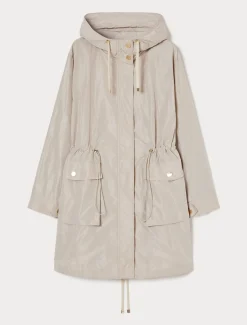 Marina Rinaldi Cappotti & Trench | Cappotti & Trench*Parka in taffetà antigoccia SABBIA