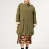 Marina Rinaldi Cappotti & Trench | Cappotti & Trench*Parka in taffettà antigoccia VERDEKAKI