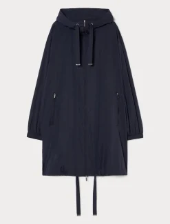 Marina Rinaldi Cappotti & Trench | Cappotti & Trench*Parka in tela di nylon BLUNOTTE