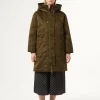 Marina Rinaldi Piumini | Piumini*Parka lungo imbottito in twill VERDEOLIVA