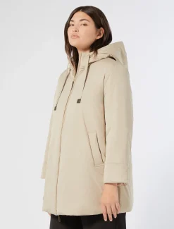 Marina Rinaldi Piumini | Piumini*Parka reversibile in tela tecnica antigoccia BEIGE