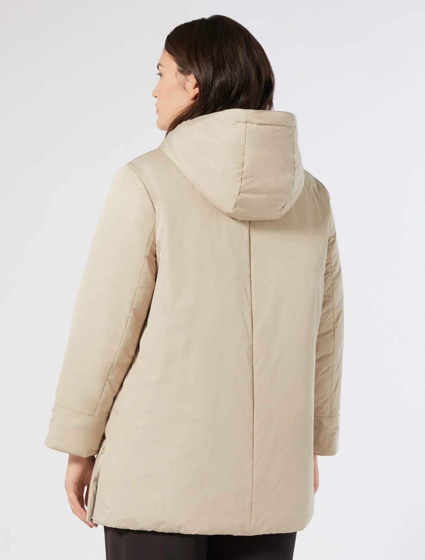 Marina Rinaldi Piumini | Piumini*Parka reversibile in tela tecnica antigoccia BEIGE