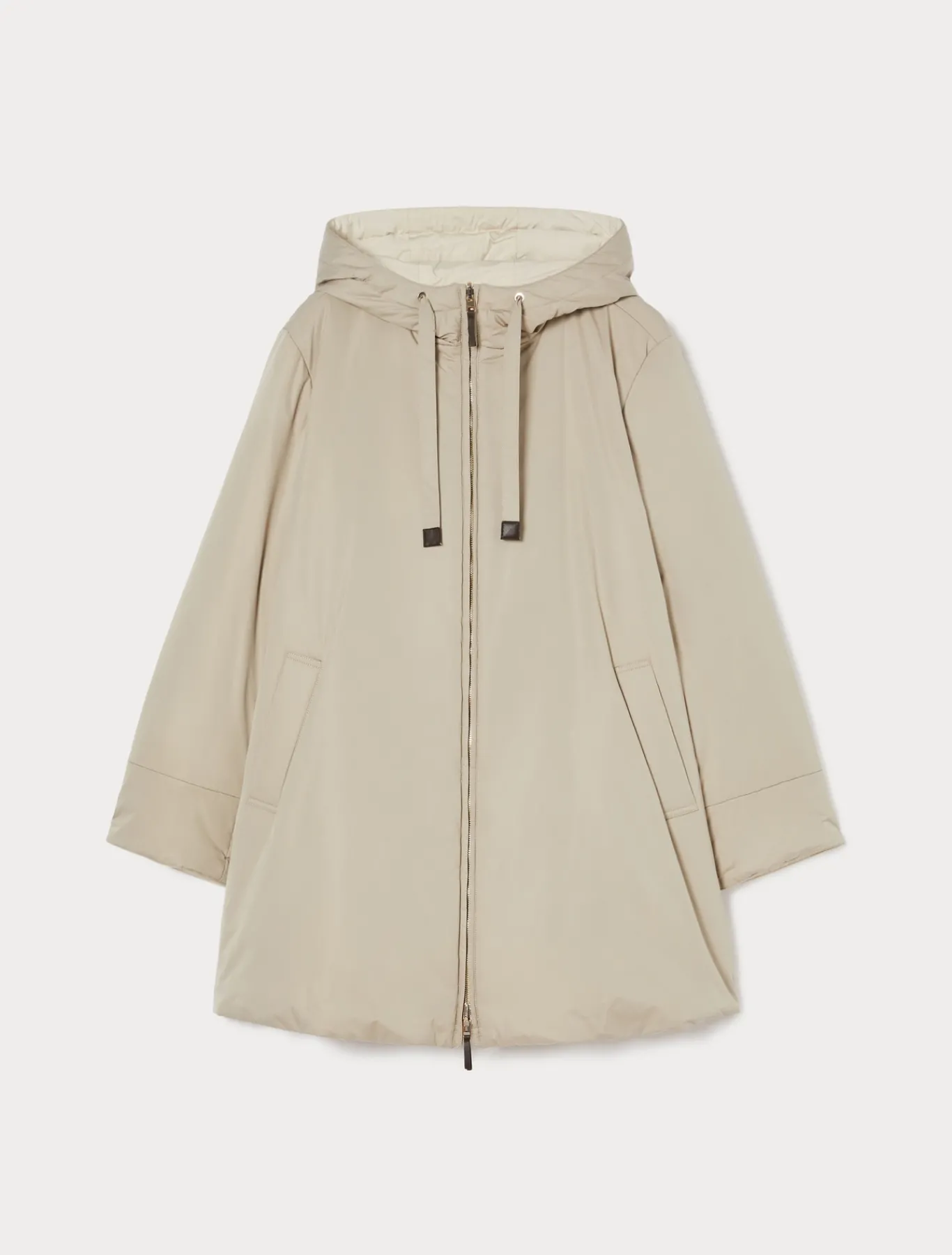 Marina Rinaldi Piumini | Piumini*Parka reversibile in tela tecnica antigoccia BEIGE