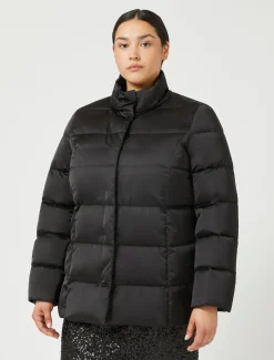 Marina Rinaldi Piumini | Piumini*Piumino in raso NERO