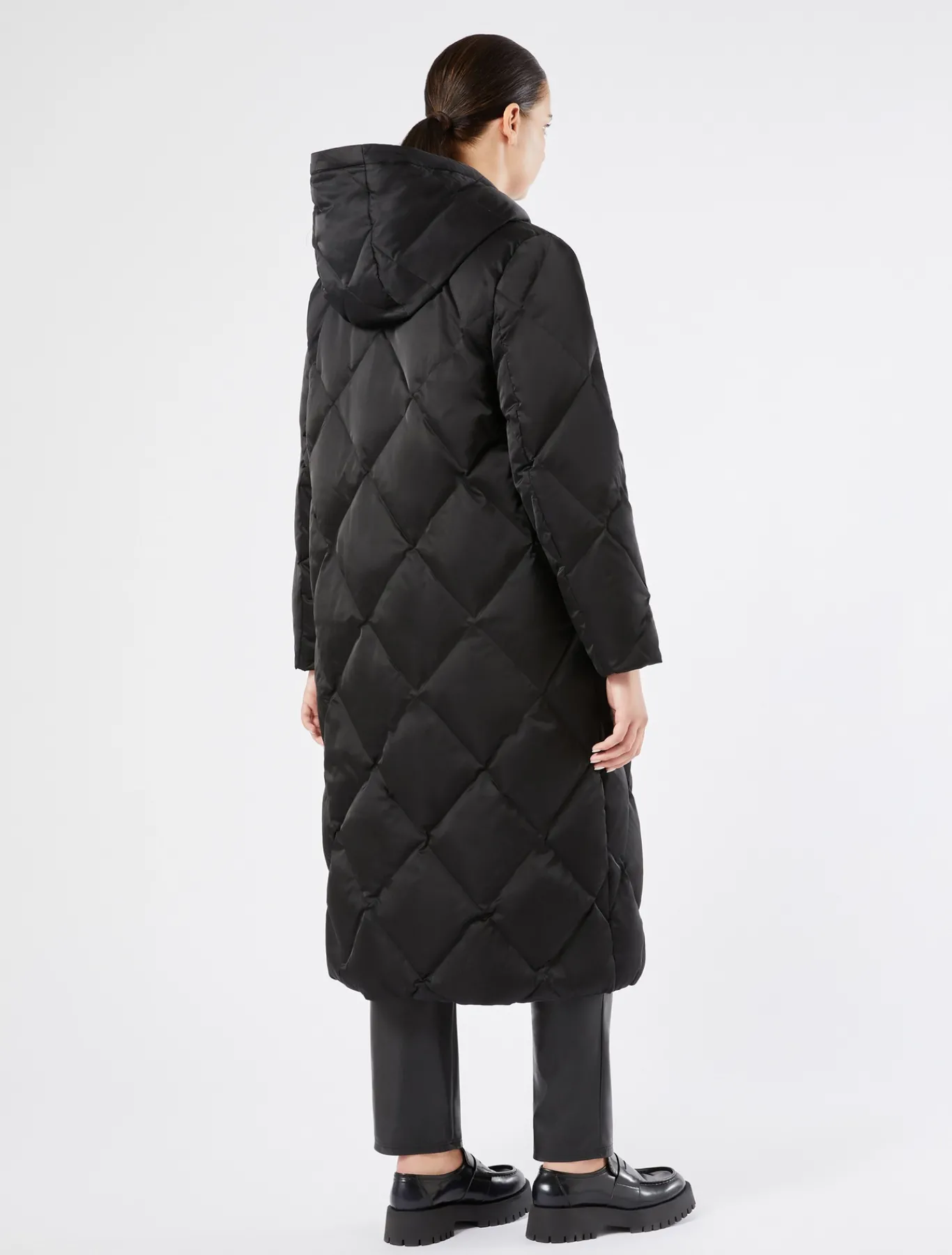 Marina Rinaldi Piumini | Piumini*Piumino in raso NERO