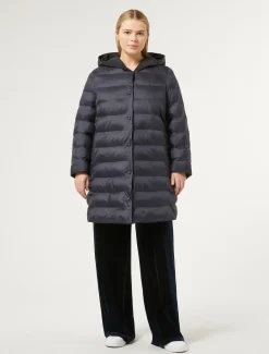 Marina Rinaldi Piumini | Piumini*Piumino in taffettà e tela di nylon antigoccia BLUMARINO