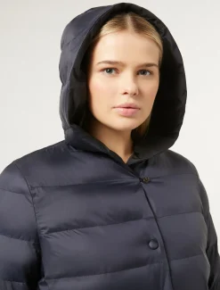 Marina Rinaldi Piumini | Piumini*Piumino in taffettà e tela di nylon antigoccia BLUMARINO