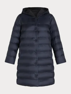 Marina Rinaldi Piumini | Piumini*Piumino in taffettà e tela di nylon antigoccia BLUMARINO