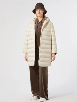 Marina Rinaldi Piumini | Piumini*Piumino in taffettà e tela di nylon antigoccia TORTORA