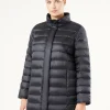 Marina Rinaldi Piumini | Piumini*Piumino in tela di nylon antigoccia BLUMARINO