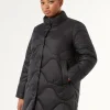Marina Rinaldi Piumini | Piumini*Piumino in tela di nylon antigoccia NERO