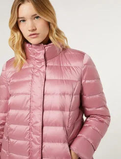 Marina Rinaldi Piumini | Piumini*Piumino in tela di nylon antigoccia ROSAANTICO
