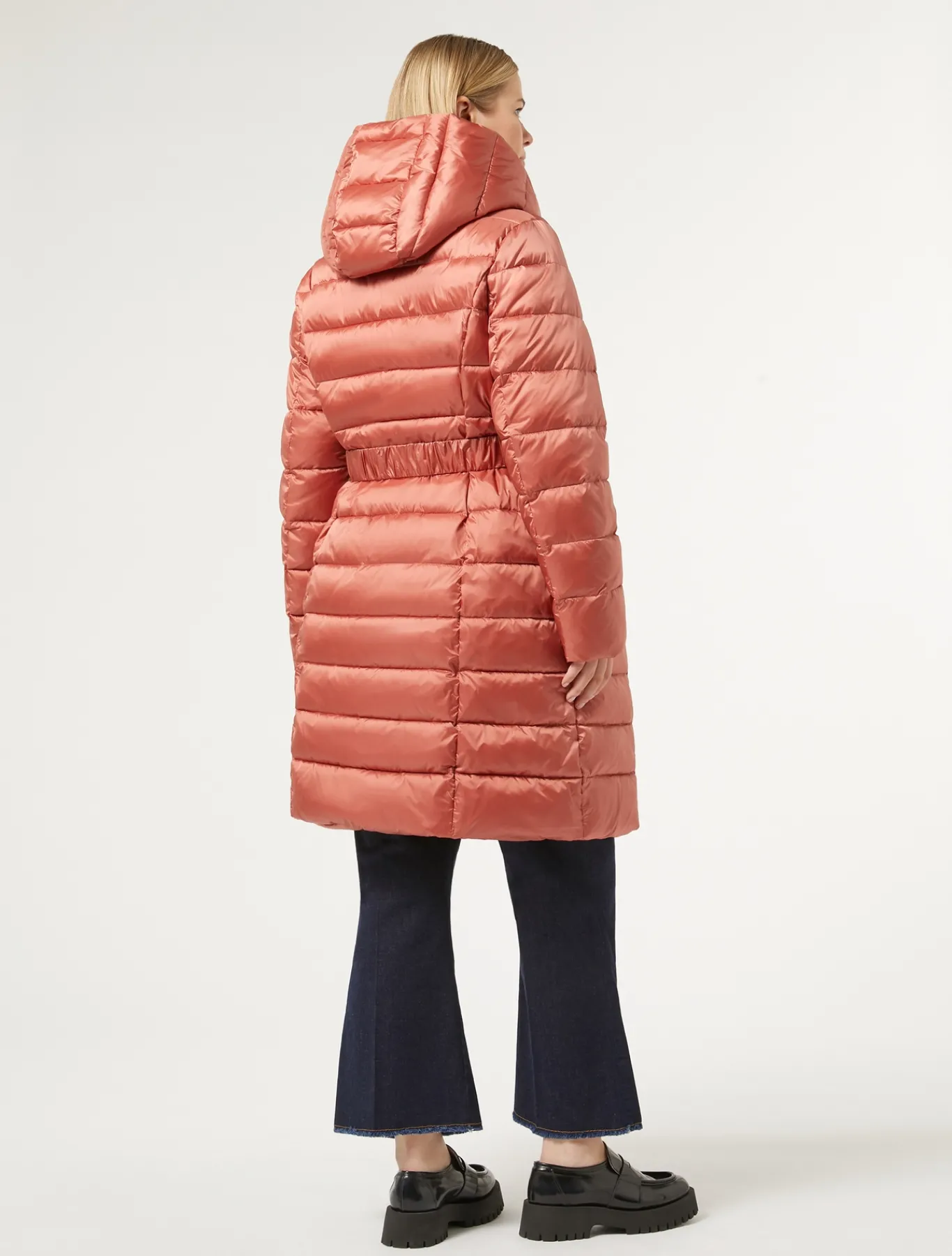 Marina Rinaldi Piumini | Piumini*Piumino in tela di nylon antigoccia TERRACOTTA