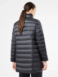 Marina Rinaldi Piumini | Piumini*Piumino in tela di nylon antigoccia BLUMARINO