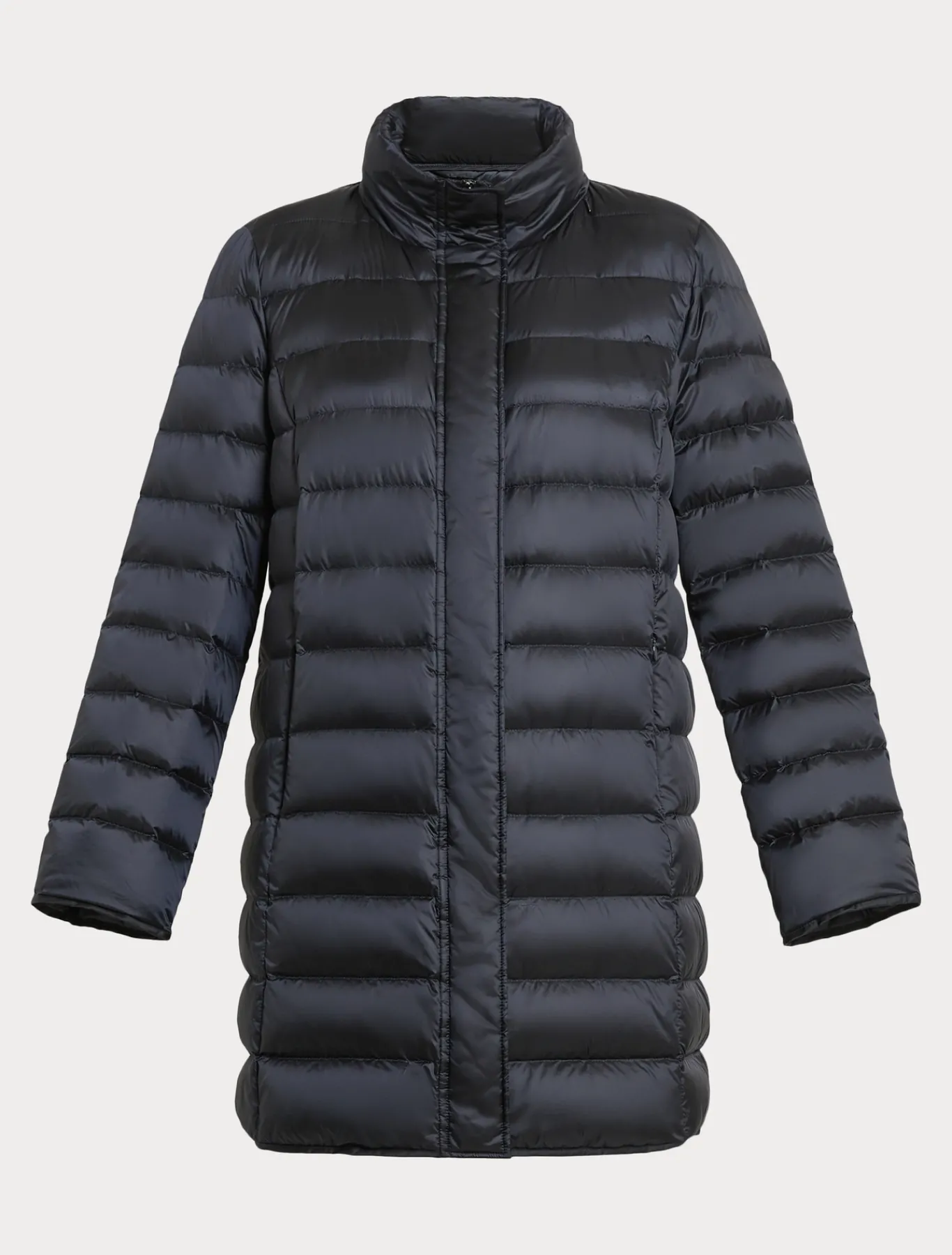 Marina Rinaldi Piumini | Piumini*Piumino in tela di nylon antigoccia BLUMARINO