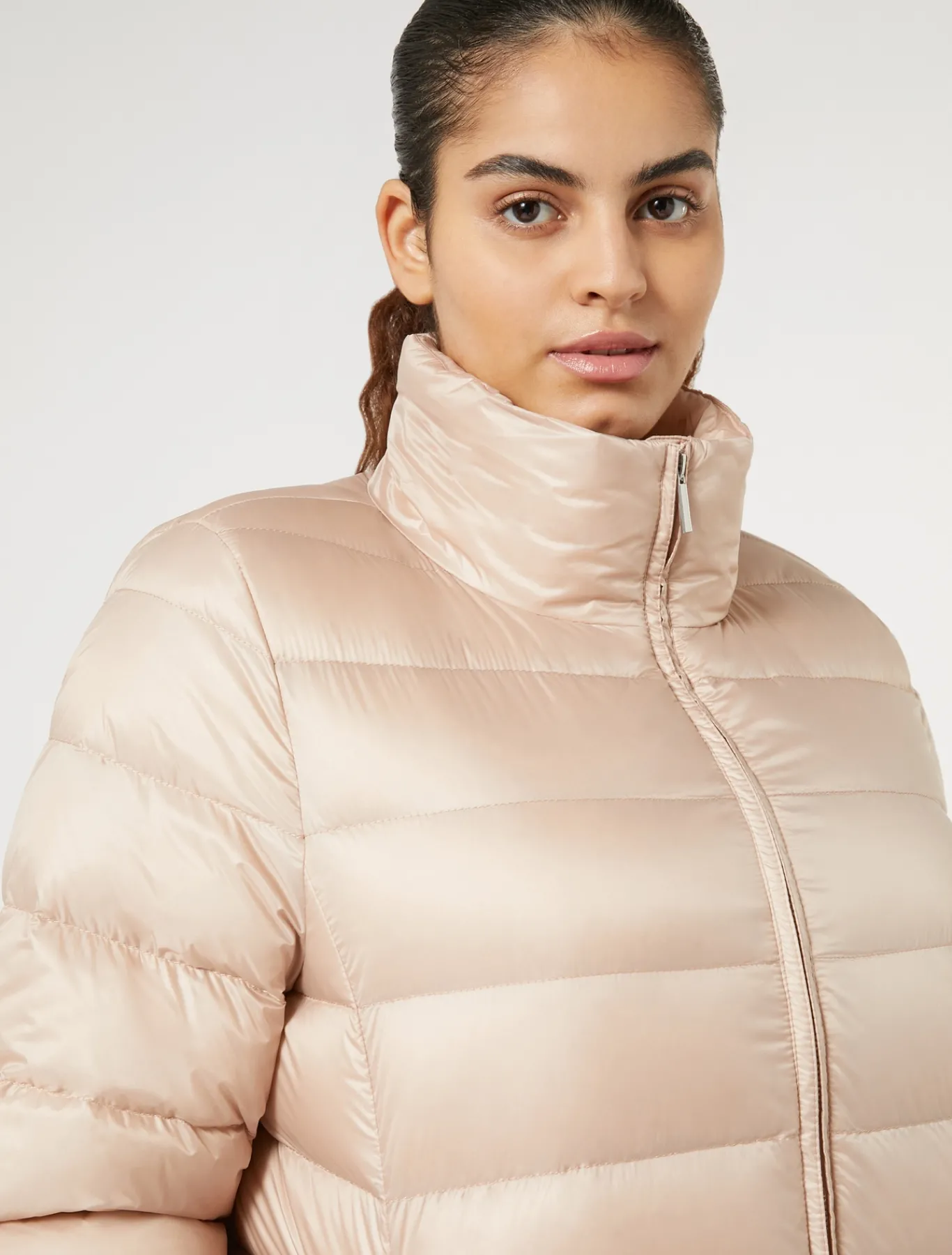 Marina Rinaldi Piumini | Piumini*Piumino in tela tecnica antigoccia ROSA