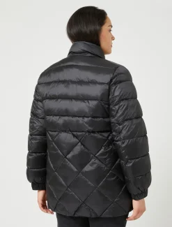 Marina Rinaldi Piumini*Piumino in tessuto tecnico NERO