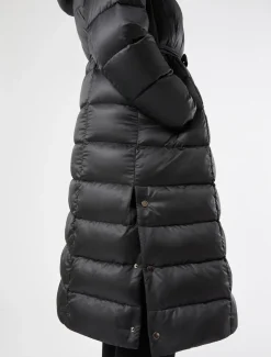 Marina Rinaldi Piumini | Piumini*Piumino reversibile in raso antigoccia NERO