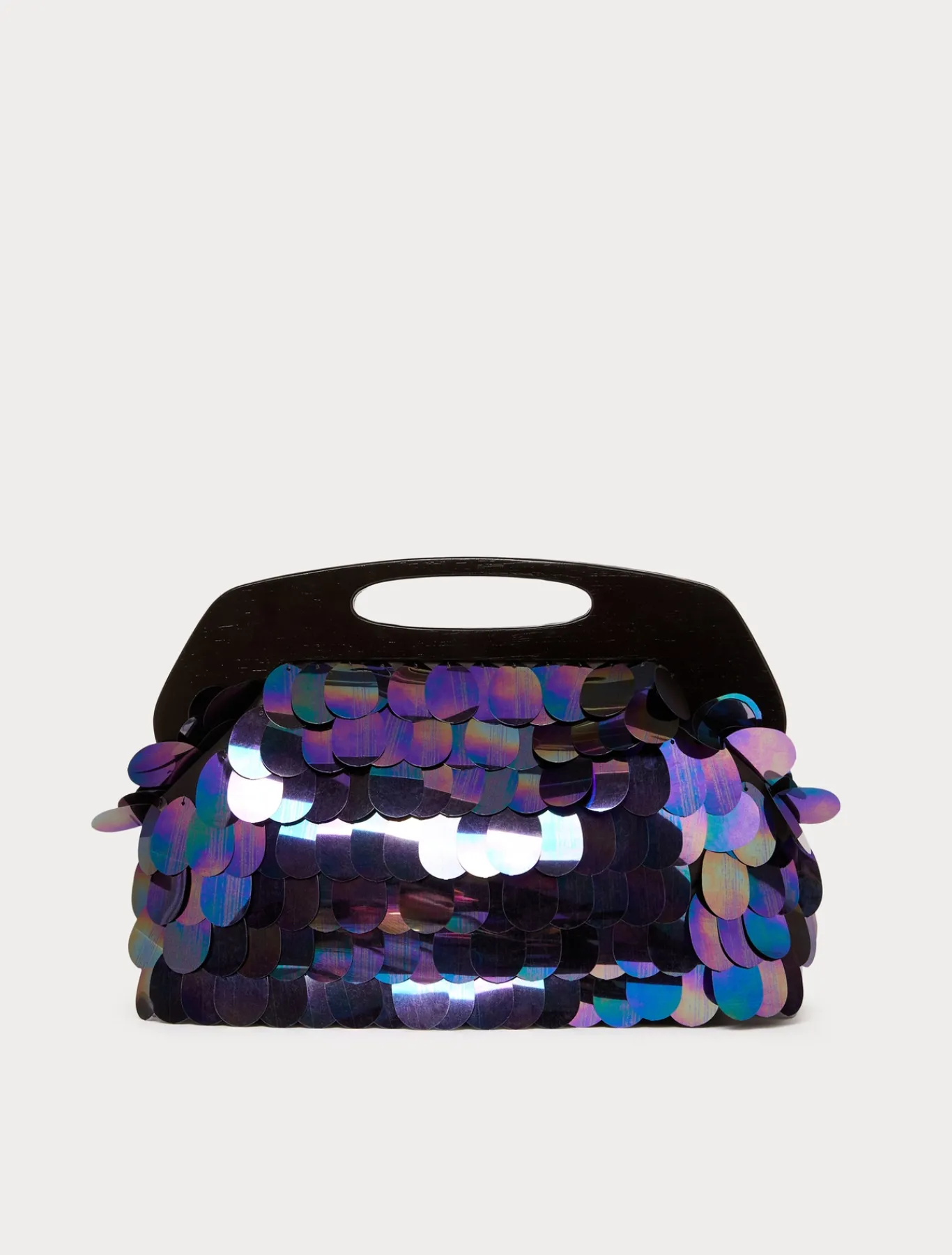 Marina Rinaldi Collezione Elegante | Accessori*Pochette in raso con paillettes NERO