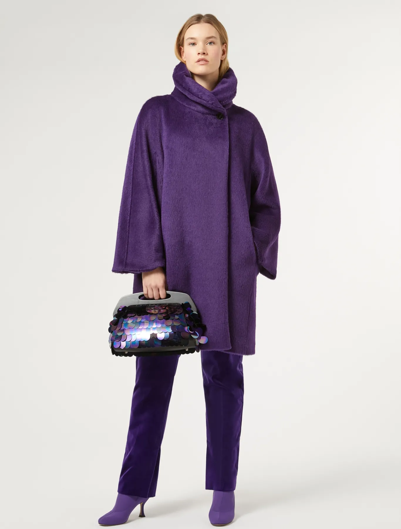 Marina Rinaldi Collezione Elegante | Accessori*Pochette in raso con paillettes NERO