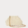 Marina Rinaldi Accessori | Collezione Elegante*Pochette in raso con perle BEIGE