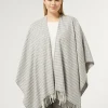 Marina Rinaldi Accessori | Accessori*Poncho in tessuto tinto filo GRIGIOMEDIO