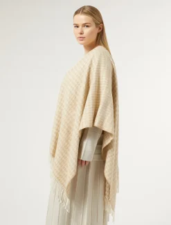 Marina Rinaldi Accessori | Accessori*Poncho in tessuto tinto filo BEIGE