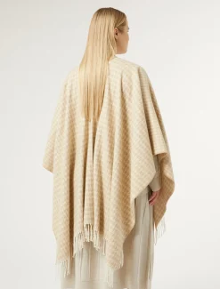Marina Rinaldi Accessori | Accessori*Poncho in tessuto tinto filo BEIGE